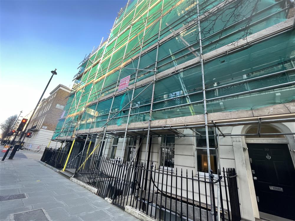 Monitored Scaffold alarm installation in Marylebone, Westminster,  London W1H  - February 2023
