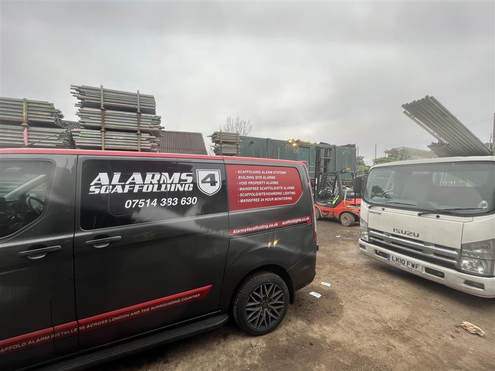 Scaffold alarm installation in Ruislip HA4  - February 2023