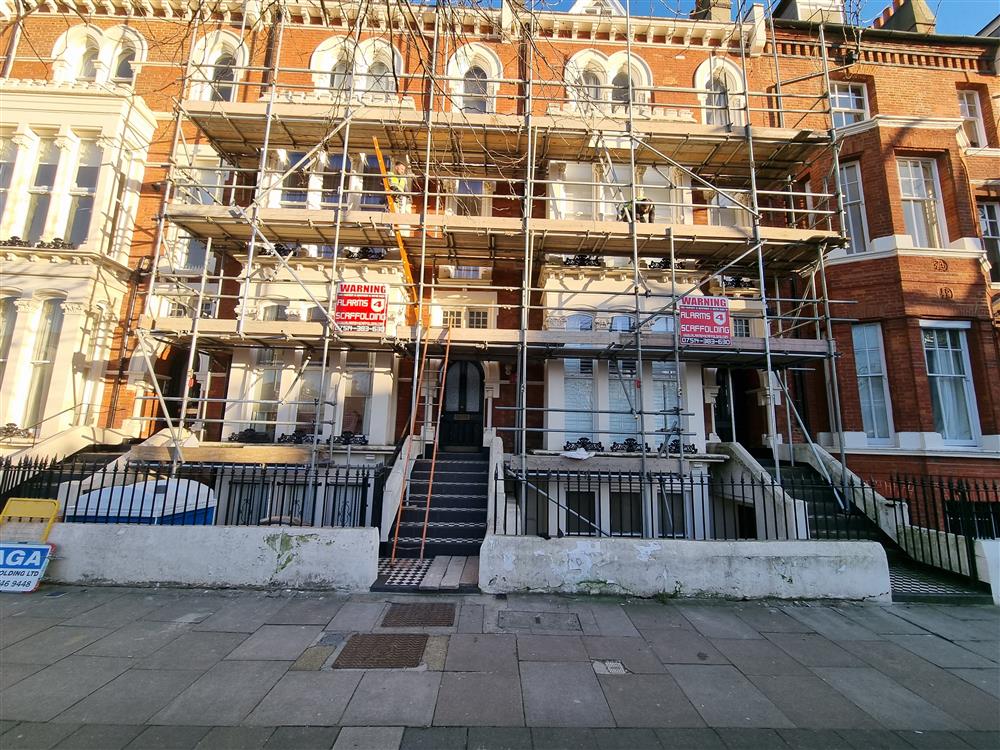 Scaffold alarm installation in Maida Vale, London W9 1 - February 2023